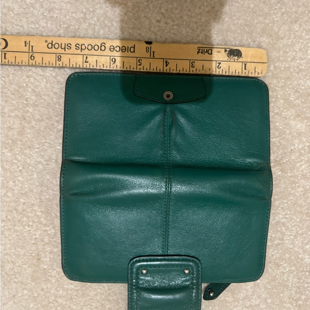 Coach Green Leather Wallet